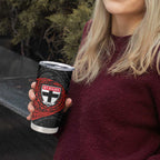 Personalized St Kilda Saints Polynesian Tumbler Cup Tribal Chest and Sleeve Tattoo Heritage Warrior
