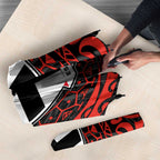 Personalized St Kilda Saints Polynesian Umbrella Tribal Chest and Sleeve Tattoo Heritage Warrior