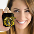 Personalized Richmond Tigers Polynesian AirPods Case Tribal Chest and Sleeve Tattoo Heritage Warrior
