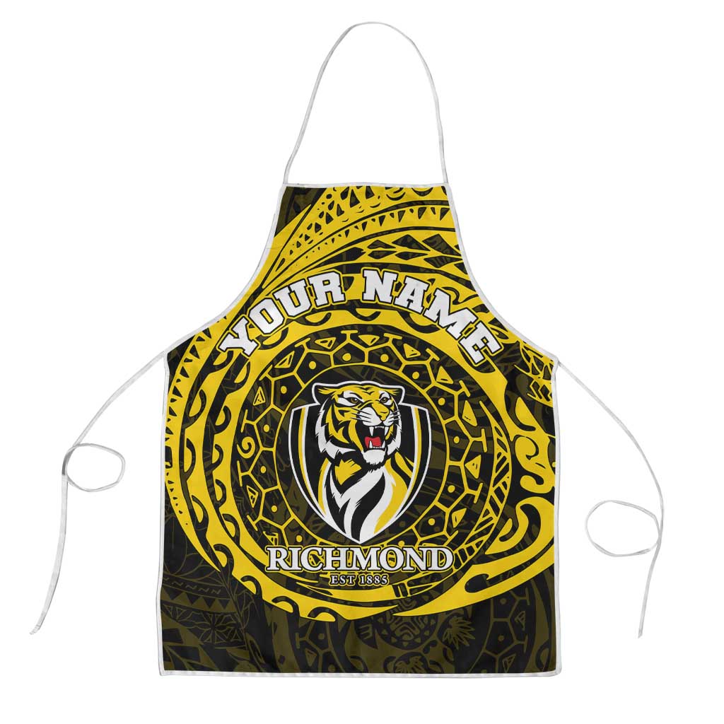 Personalized Richmond Tigers Polynesian Apron Tribal Chest and Sleeve Tattoo Heritage Warrior