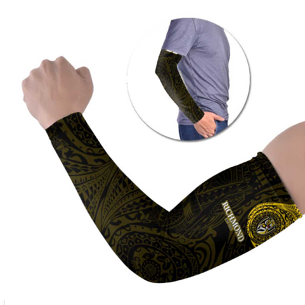 Personalized Richmond Tigers Polynesian Arm Sleeves Tribal Chest and Sleeve Tattoo Heritage Warrior