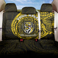 Personalized Richmond Tigers Polynesian Back Car Seat Cover Tribal Chest and Sleeve Tattoo Heritage Warrior