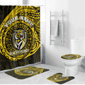 Personalized Richmond Tigers Polynesian Bathroom Set Tribal Chest and Sleeve Tattoo Heritage Warrior
