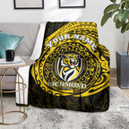 Personalized Richmond Tigers Polynesian Blanket Tribal Chest and Sleeve Tattoo Heritage Warrior