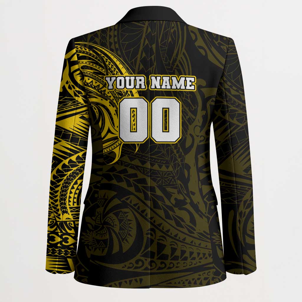 Personalized Richmond Tigers Polynesian Blazer Tribal Chest and Sleeve Tattoo Heritage Warrior