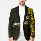Personalized Richmond Tigers Polynesian Blazer Tribal Chest and Sleeve Tattoo Heritage Warrior