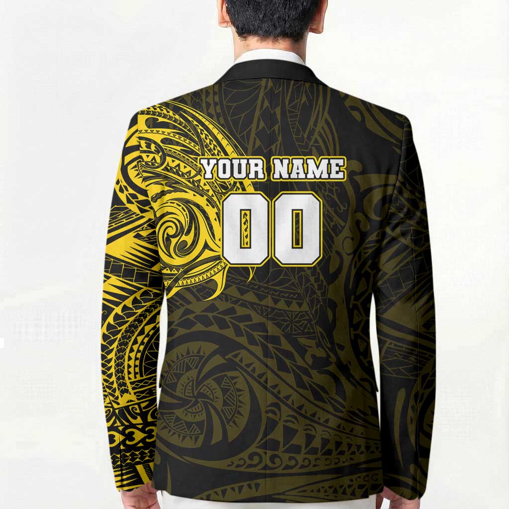 Personalized Richmond Tigers Polynesian Blazer Tribal Chest and Sleeve Tattoo Heritage Warrior