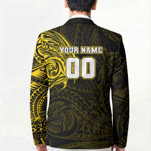Personalized Richmond Tigers Polynesian Blazer Tribal Chest and Sleeve Tattoo Heritage Warrior