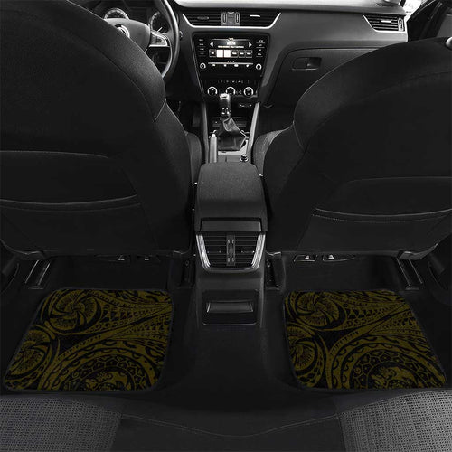 Personalized Richmond Tigers Polynesian Car Mats Tribal Chest and Sleeve Tattoo Heritage Warrior
