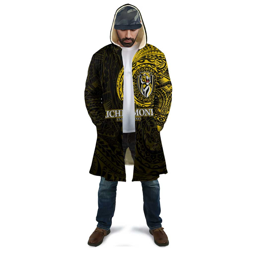 Personalized Richmond Tigers Polynesian Cloak Tribal Chest and Sleeve Tattoo Heritage Warrior
