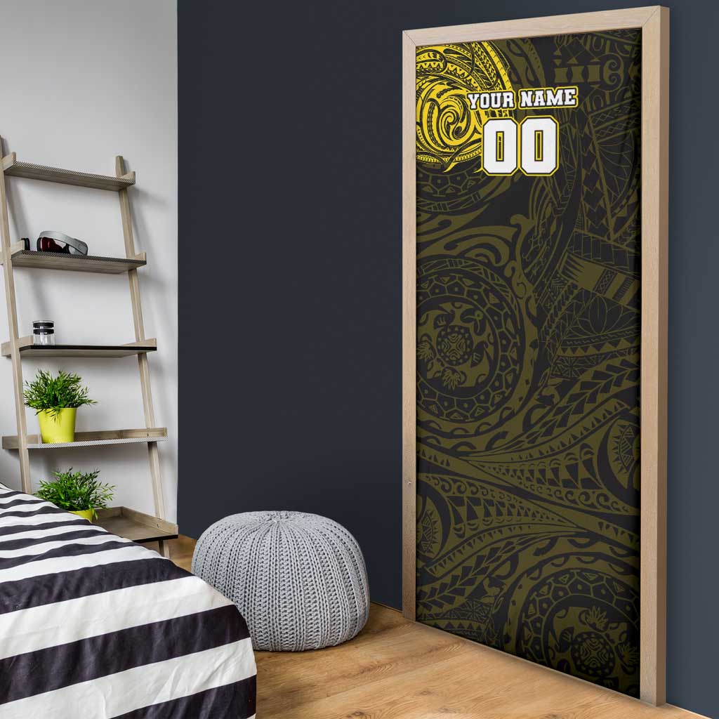 Personalized Richmond Tigers Polynesian Door Cover Tribal Chest and Sleeve Tattoo Heritage Warrior