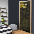 Personalized Richmond Tigers Polynesian Door Cover Tribal Chest and Sleeve Tattoo Heritage Warrior