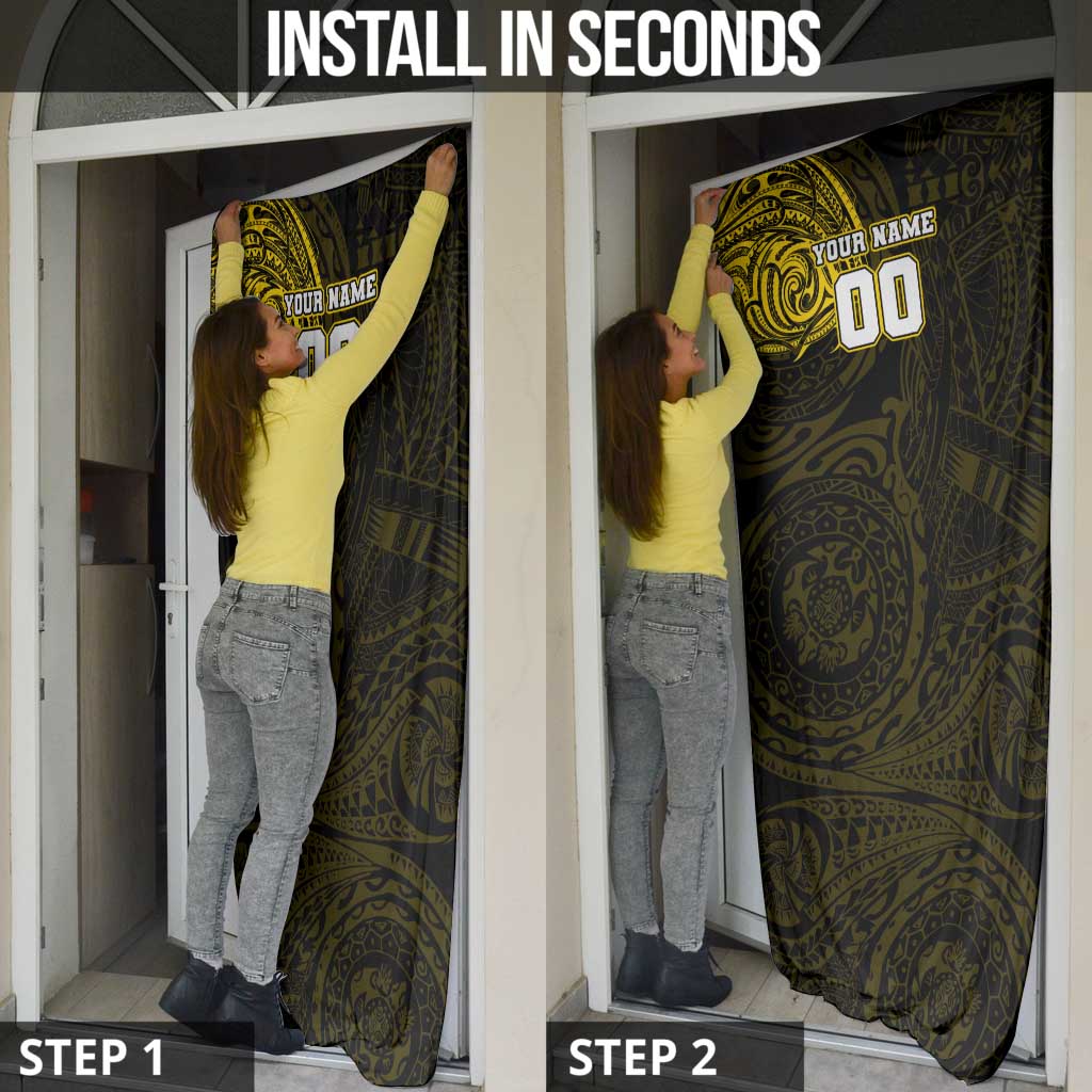 Personalized Richmond Tigers Polynesian Door Cover Tribal Chest and Sleeve Tattoo Heritage Warrior