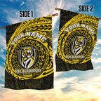 Personalized Richmond Tigers Polynesian Garden Flag Tribal Chest and Sleeve Tattoo Heritage Warrior