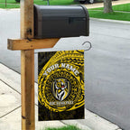 Personalized Richmond Tigers Polynesian Garden Flag Tribal Chest and Sleeve Tattoo Heritage Warrior