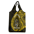 Personalized Richmond Tigers Polynesian Grocery Bag Tribal Chest and Sleeve Tattoo Heritage Warrior