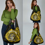 Personalized Richmond Tigers Polynesian Grocery Bag Tribal Chest and Sleeve Tattoo Heritage Warrior