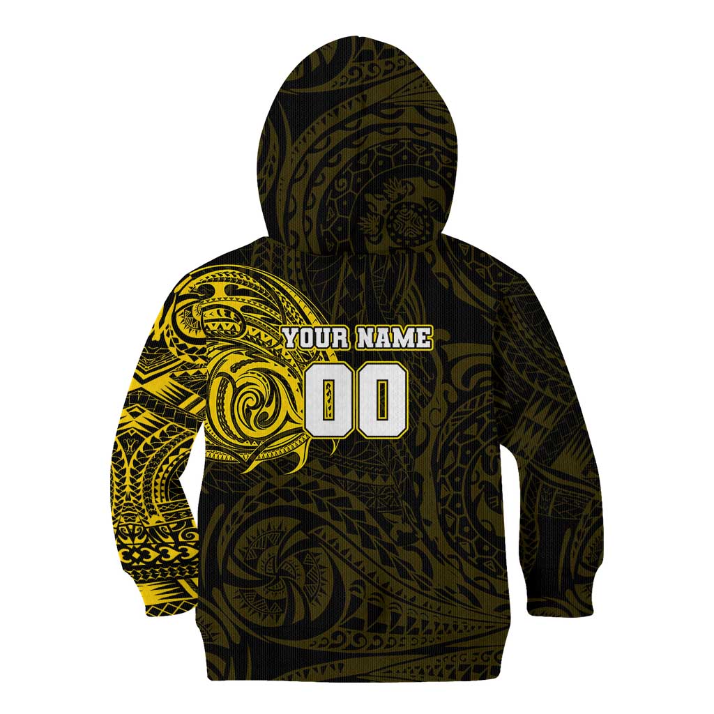 Personalized Richmond Tigers Polynesian Kid Hoodie Tribal Chest and Sleeve Tattoo Heritage Warrior