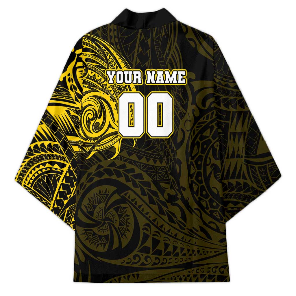 Personalized Richmond Tigers Polynesian Kimono Tribal Chest and Sleeve Tattoo Heritage Warrior
