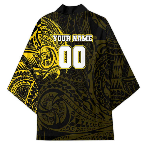 Personalized Richmond Tigers Polynesian Kimono Tribal Chest and Sleeve Tattoo Heritage Warrior