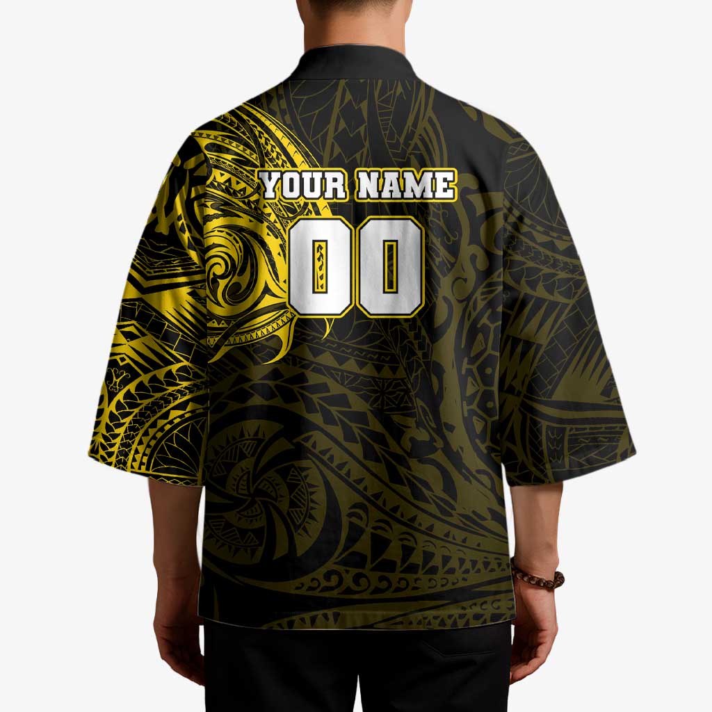 Personalized Richmond Tigers Polynesian Kimono Tribal Chest and Sleeve Tattoo Heritage Warrior