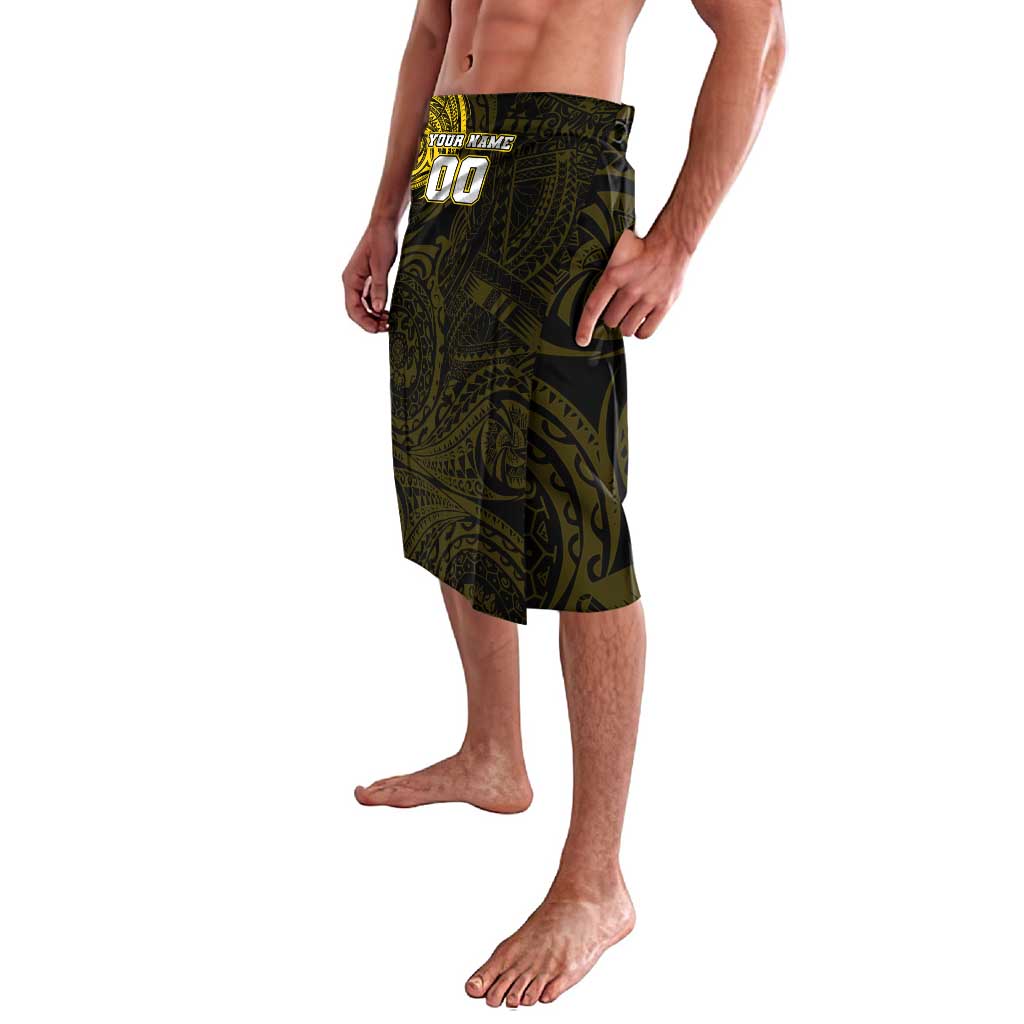 Personalized Richmond Tigers Polynesian Lavalava Tribal Chest and Sleeve Tattoo Heritage Warrior