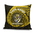 Personalized Richmond Tigers Polynesian Pillow Cover Tribal Chest and Sleeve Tattoo Heritage Warrior