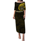 Personalized Richmond Tigers Polynesian Puletasi Tribal Chest and Sleeve Tattoo Heritage Warrior