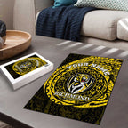 Personalized Richmond Tigers Polynesian Puzzle Tribal Chest and Sleeve Tattoo Heritage Warrior