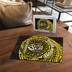 Personalized Richmond Tigers Polynesian Puzzle Tribal Chest and Sleeve Tattoo Heritage Warrior