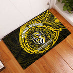 Personalized Richmond Tigers Polynesian Rubber Doormat Tribal Chest and Sleeve Tattoo Heritage Warrior