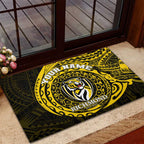 Personalized Richmond Tigers Polynesian Rubber Doormat Tribal Chest and Sleeve Tattoo Heritage Warrior