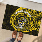 Personalized Richmond Tigers Polynesian Rubber Doormat Tribal Chest and Sleeve Tattoo Heritage Warrior