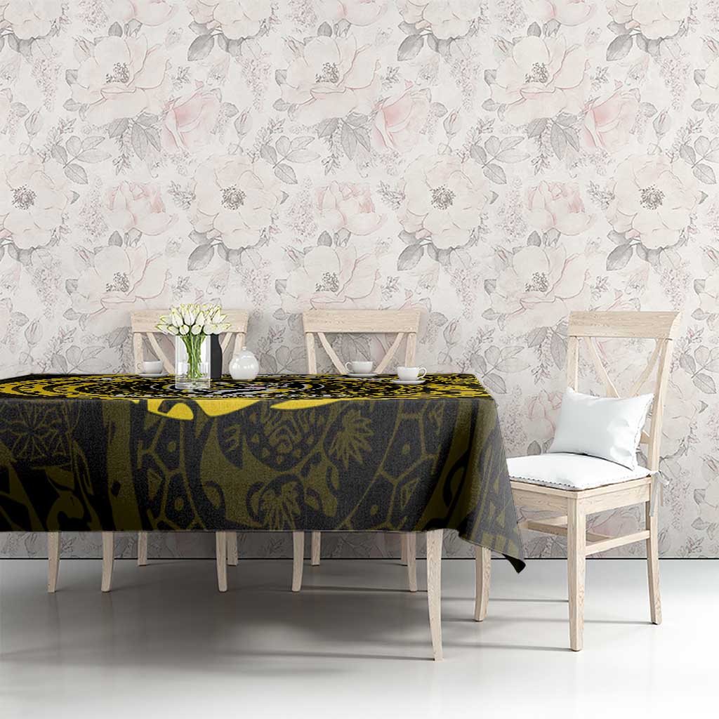 Personalized Richmond Tigers Polynesian Tablecloth Tribal Chest and Sleeve Tattoo Heritage Warrior