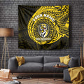 Personalized Richmond Tigers Polynesian Tapestry Tribal Chest and Sleeve Tattoo Heritage Warrior