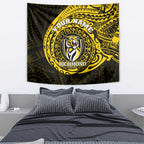 Personalized Richmond Tigers Polynesian Tapestry Tribal Chest and Sleeve Tattoo Heritage Warrior