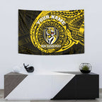 Personalized Richmond Tigers Polynesian Tapestry Tribal Chest and Sleeve Tattoo Heritage Warrior