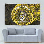 Personalized Richmond Tigers Polynesian Tapestry Tribal Chest and Sleeve Tattoo Heritage Warrior