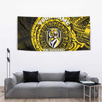 Personalized Richmond Tigers Polynesian Tapestry Tribal Chest and Sleeve Tattoo Heritage Warrior