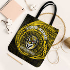 Personalized Richmond Tigers Polynesian Tote Bag Tribal Chest and Sleeve Tattoo Heritage Warrior