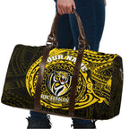 Personalized Richmond Tigers Polynesian Travel Bag Tribal Chest and Sleeve Tattoo Heritage Warrior