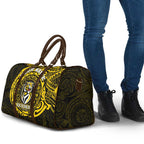 Personalized Richmond Tigers Polynesian Travel Bag Tribal Chest and Sleeve Tattoo Heritage Warrior