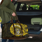 Personalized Richmond Tigers Polynesian Travel Bag Tribal Chest and Sleeve Tattoo Heritage Warrior