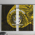 Personalized Richmond Tigers Polynesian Window Curtain Tribal Chest and Sleeve Tattoo Heritage Warrior