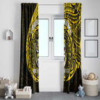 Personalized Richmond Tigers Polynesian Window Curtain Tribal Chest and Sleeve Tattoo Heritage Warrior