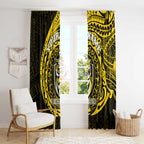 Personalized Richmond Tigers Polynesian Window Curtain Tribal Chest and Sleeve Tattoo Heritage Warrior