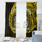 Personalized Richmond Tigers Polynesian Window Curtain Tribal Chest and Sleeve Tattoo Heritage Warrior