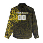 Personalized Richmond Tigers Polynesian Women Casual Shirt Tribal Chest and Sleeve Tattoo Heritage Warrior