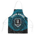 Personalized Port Adelaide Power Polynesian Apron Tribal Chest and Sleeve Tattoo Heritage Warrior