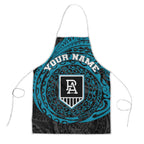 Personalized Port Adelaide Power Polynesian Apron Tribal Chest and Sleeve Tattoo Heritage Warrior